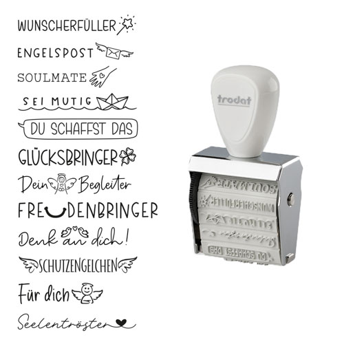 Trodat Creative Mini Engelspost Set deutsch