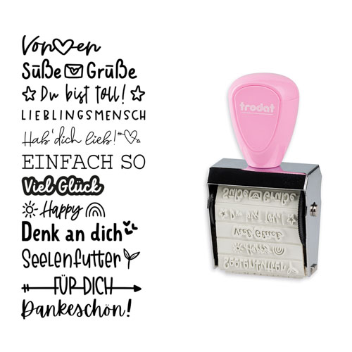  Trodat Creative Mini Nice Messages Set german